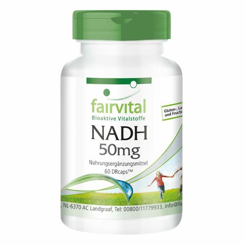2x NADH 50mg - 60 zeitverzögerte DRcaps® - fairvital