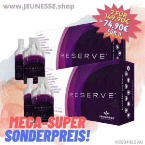 Original Jeunesse Reserve 30x Gel-Pack Antioxidantien Resveratrol MHD 10/2025-12/2026