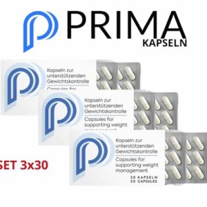 Prima SET 3x30 kapseln | 100% Original | Gewichtsmanagement